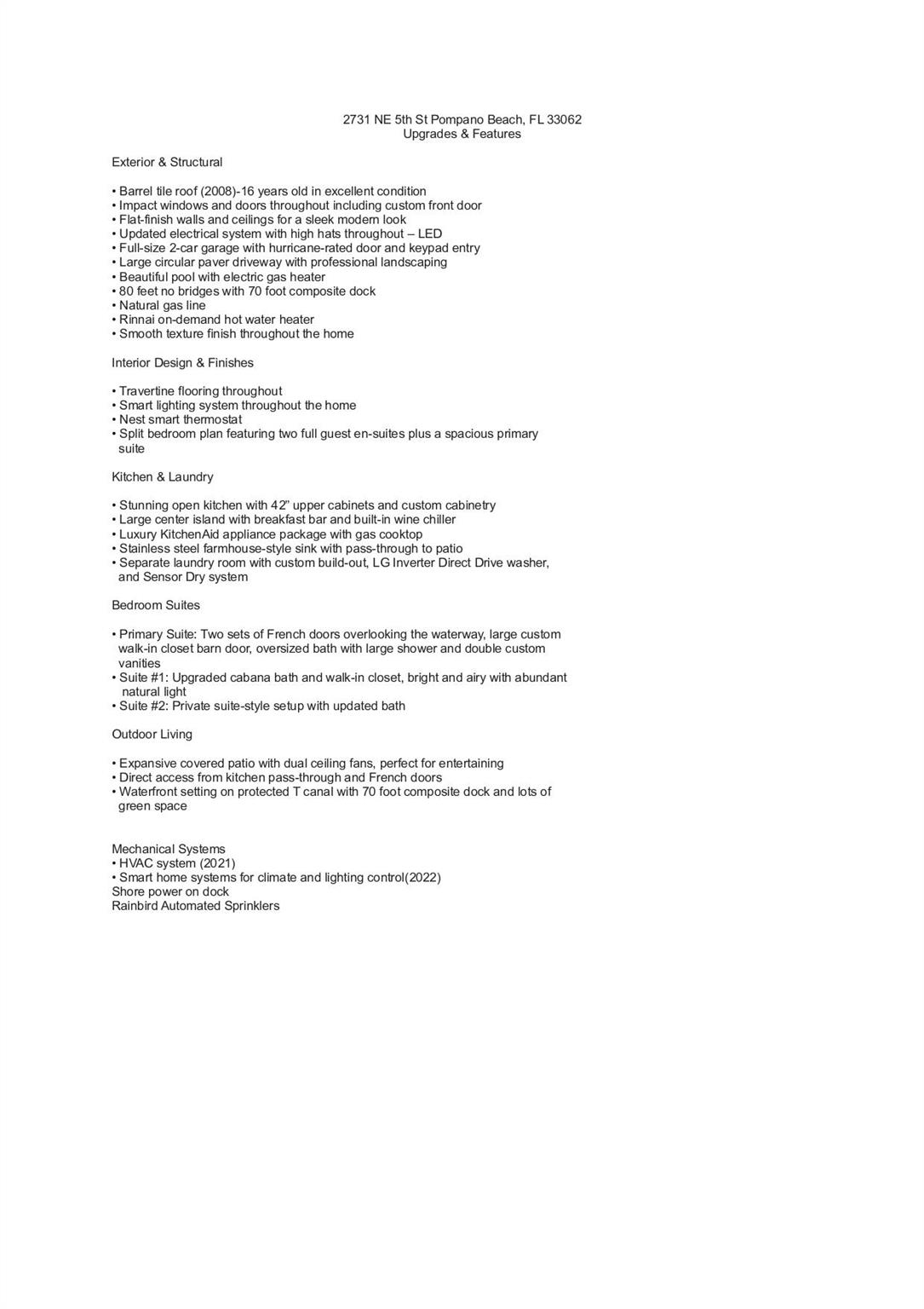 HARBOR VILLAGE SEC - Residential