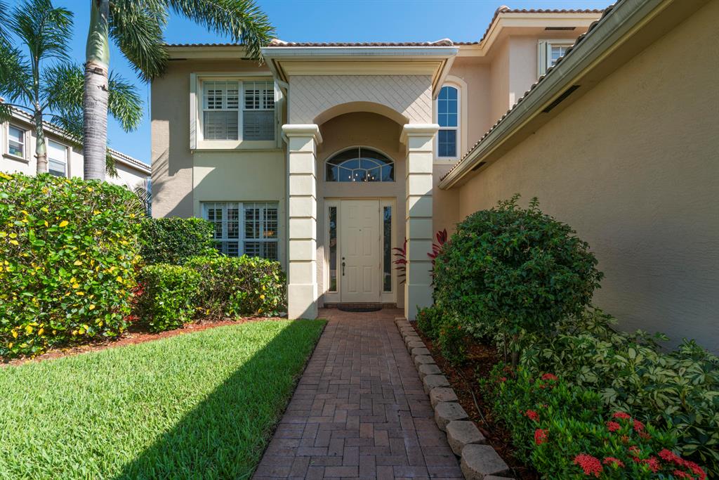 Move in ready, waterfront, pool home in the highly sought after gated community of Legacy Cove. This home offers an extended kitchen with large island and plenty space for a family or those who like to entertain. Plantation shutters and crown molding throughout. 4 bedrooms upstairs as well as a loft area, great for a play room or office. Situated on the lake, the back yard is your private oasis, offering a nice covered patio overlooking your private pool, surrounded by lush green landscaping. New ac system just installed in 2020. 2nd floor has accordion storm shutters for easy closure. Above the garage is additional floored attic storage. Legacy Cove community offers tennis courts, basketball courts, community room, pool, and fitness center. Conveniently located close to 95 and US1.