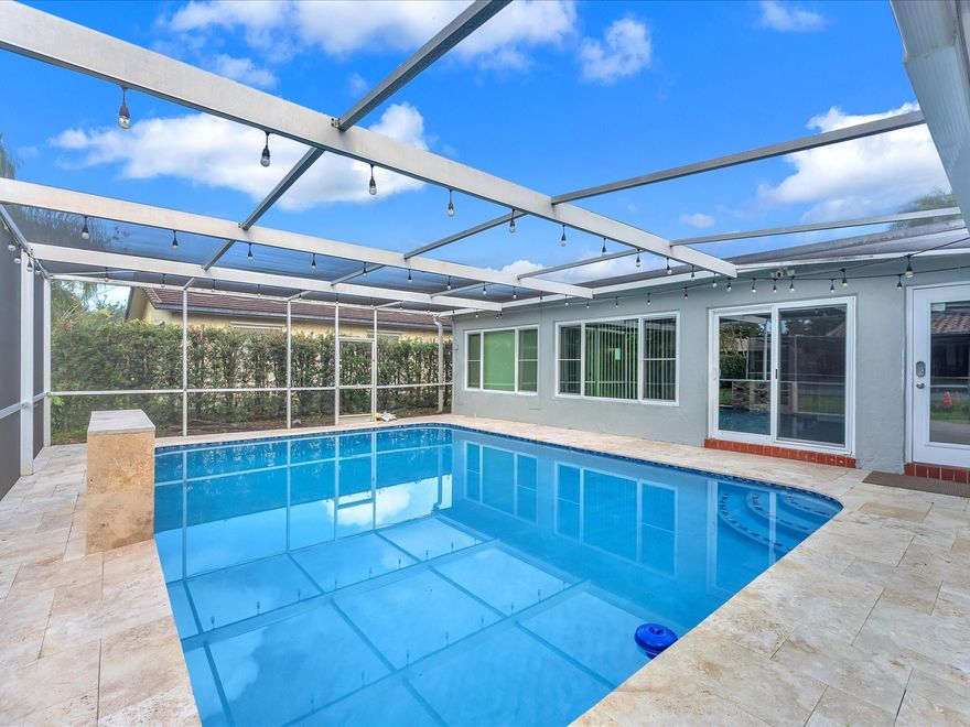 NO HOA Fast approval This stunning home features 5 bedrooms, 2 bathrooms, 2 car garage, offering plenty of space for comfortable living.** All Impact windows and doors** Step inside to discover multiple spacious entertainment areas and generously sized bedrooms perfect for guests. The gourmet kitchen boasts granite countertops, stainless steel appliances, and a view overlooking the pool area, creating a tranquil setting for cooking and entertaining. The master suite is a true retreat, complete with an extra-large bathroom featuring a Jacuzzi tub and a spacious walk-in closet.**POOL maintenance included in the rent **Enjoy Florida living screened-in pool area, perfect for relaxing or hosting gatherings. Located major highways & shopping plazas. Pets welcome nonrefundable deposit MAKE OFFER!