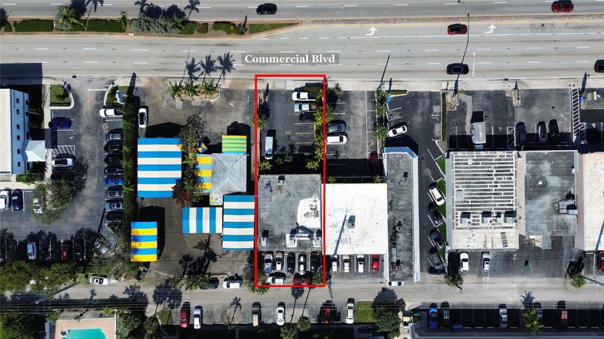 Do not disturb tenants! Free standing building conveniently located west of Federal and fronting a heavy traffic thoroughfare (Commercial Blvd) that leads to turnpike, 95, Sawgrass and beach! 10+ parking spaces with two main entrances and NO CAM FEES! Roof and AC around 8 years old. Can show with POF and serious offer in place. Tenants in place until July 31, 2027 with 1 year option.