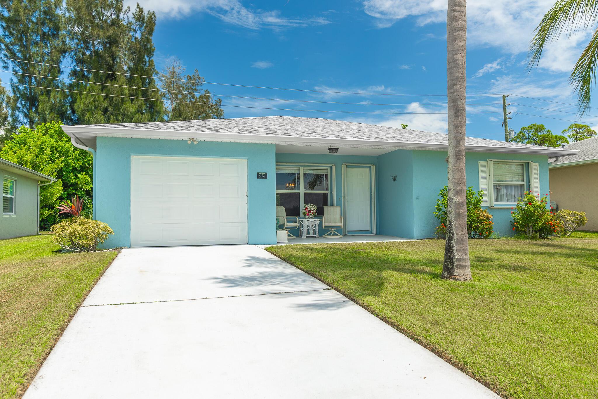 Let's Make a Deal/ Motivated Seller. 2-Bed, 2-Bath, 1-Car Garage CBS House, Ready to Move into Located in Palm Grove, With Accordion Hurricane Shutters, Spacious Enclosed Private Patio, Pet Friendly. Palm Grove Is a Lovely 55+ Community with a 24-Hour Manned Guard Gate. Great Active Adult Community with Amenities and Activities: Clubhouse, Pool, Fitness Center, Meeting Room, Pickleball, Tennis, Shuffleboard and Bocce Ball Courts. Water, Sewer, Cable, Internet and Lawn Care All Included In HOA. Minutes To the Beaches, Inlet, Shopping, Restaurants and Hospital. Perfect For Year-Round Living or For Snowbirds. Owner Will Consider All Offers.