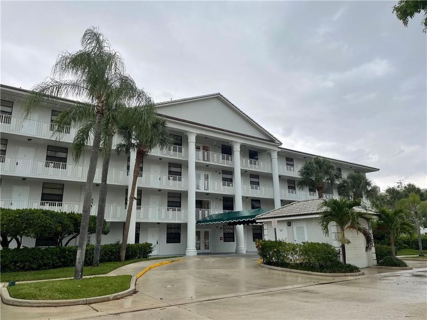 FIXER UPPER OPPORTUNITY!  Spacious 2/2 plus office, located on the third floor, in a gated community with 24 hour manned security. Quiet and beautifully maintained community with walking trails, huge pool and clubhouse.  Unit is directly adjacent to clubhouse and pool.   Great location, close to Palm Beach Outlet Mall, Target, Whole Foods, JFK Hospital and I-95.  May be rented right away!