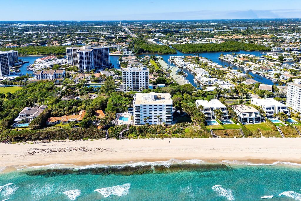 Photo of 4605 S Ocean Boulevard #4c, Highland Beach, FL 33487 (MLS # R11160354)