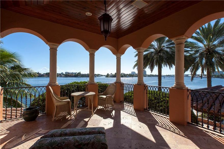 Situated on the mainland side of the Intracoastal Waterway with fast, direct ocean access and what has been acclaimed by many as the best waterfront view in Fort Lauderdale, this magnificent point lot estate provides a supremely desirable location in exclusive Rio Vista boasting 300' of prime water frontage and an extremely desirable southeast exposure. With 8,300 sq ft of opulent living space, the home presents room after room of unbridled luxury and magnificent views of the water to inspire and delight.