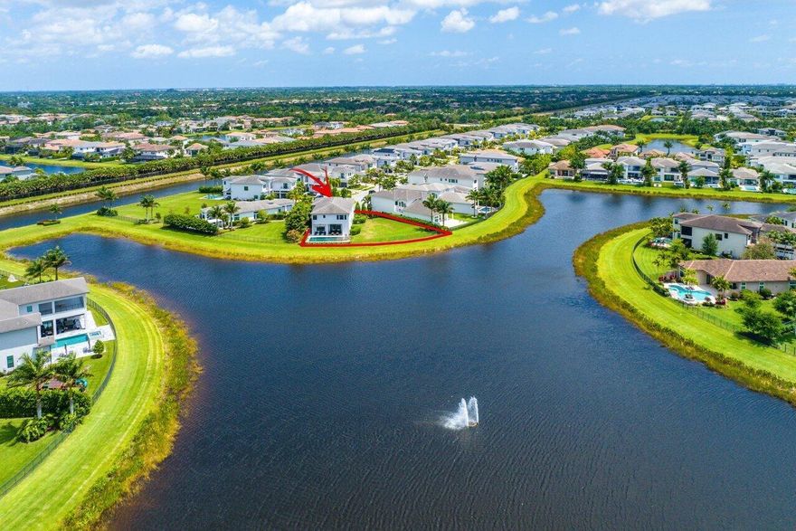 *BEST* LOT IN BOCA BRIDGES SPANNING .37 ACRES W/ LONG WATER VIEWS, VIEWS, VIEWS IN ALL DIRECTIONS FROM ALL MAIN LIVING SPACES!  NESTLED AT THE END OF A CUL-DE-SAC, THIS RESIDENCE ENJOYS 5,171 S/FT UNDER AIR AND FEATURES 5 BDRMS ENSUITE, 6 FULL BATHS + 1 HALF BATH, CLUB ROOM, LOFT, EUROPEAN WHITE OAK FLOORING, LEVEL 6 FINISHES, FULL HOUSE GENERATOR, CUSTOM POOL, WOLF GAS RANGE, SUBZERO REFRIGERATION, MUD ROOM, AND 3-CAR GARAGE! SOUTH/SOUTHWEST EXPOSURE OFFERS OPTIMAL NATURAL LIGHT THAT PERMEATES THE ENTIRE RESIDENCE WHILE OFFERING JAW-DROPPING SUNSETS FOR THE QUINTESSENTIAL EVENING AT HOME.  GRAND MASTER SUITE HAS SEPARATE HIS/HER BATHS AND DRESSING ROOMS! THIS RARE OPPORTUNITY TO OWN THE MOST STUNNING DESIGNER FINISHED HOME ON THE BEST LOT IN BOCA BRIDGES IS BRAND NEW TO MARKET!