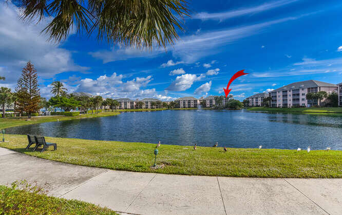End Unit Townhouse with gorgeous lakeview. This unit is SPECIAL.....Living area on first floor with 1/2 bath. 2 bedrooms 2 bath on second floor. Available NOW for off-season and 2026 SEASON! There is a scenic exercise path in the park and a path to walk east to the ocean. A state park is a 10-minute bike ride east with fishing pier, walking paths and picnic areas. Enjoy''tropical Florida-style'' restaurants on the nearby waterways. Reach out for other dates and ideas for you to enjoy this Slice of Paradise