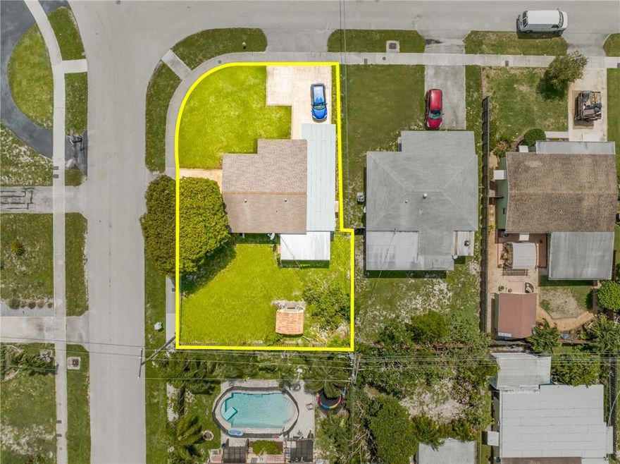Great opportunity to get into this oversized corner lot in sought after North Andres Garden. This home features 2 bedrooms plus a closed-in bonus room, two bathrooms, enclosed back porch, backyard is spacious with a mature avocado and mango tree, room for a pool or outdoor kitchen, gazebo or RV/boat parking. A/C 2014, shingle roof 2017, flat roof is older.  Great location, jump on 95, short drive to the beach, shopping, a few minutes toWilton Manors, downtown Oakland Park, with Jaco Park, Funky Buddha, local gyms and more.  Owner occupied, same day showings ok.