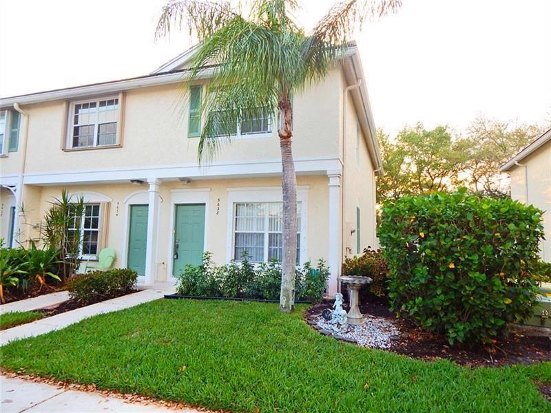 LOVELY 3-BEDROOM, 2 1/2 BATH, 2-STORY **CORNER** TOWNHOME IN DESIRABLE GATED CORAL REEF CLUB! BEAUTIFUL NEUTRAL TILE AND WOOD FLOORING THROUGHOUT (NO CARPET!), NEUTRAL PAINT THROUGHOUT, UPGRADED BATHROOM VANITIES, WOOD KITCHEN, GRANITE COUNTER TOPS, FULL-SIZED WASHER/DRYER, SCREENED & TILED BACK PATIO WITH STORAGE ROOM, EXTRA PAVER PATIO, AND LARGE YARD FOR THE KIDS AND THE BARBECUE! GREAT SCHOOLS AND NEIGHBORHOOD! SORRY NO PETS.