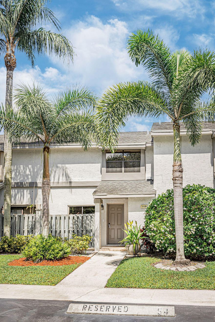 Beautifully remodeled, lakefront townhouse located in desirable Township community offering tons of amenities! This unit features Laminated floors throughout the downstairs, updated kitchen featuring new S/S appliances, beautiful Modern cabinets Black Quartz countertops w/tile backsplash. New modern lighting, including high hats. 1/2 bath has also been updated including a designer tiled wall (floor to ceiling.) Full size W/D. Upstairs features vaulted ceilings. Master BR offers lg walk-in closet. This unit has a beautiful lakefront view which can be enjoyed from your screened & covered patio. Pet friendly community (2 pets <30lbs.) Great location, unit facing East. Great community-10 tennis courts, basketball courts, full Theatre, state-of-the-art gym, aquatic center, ballroom & more! 2 Home owners associations include Raintree and Township.Town home conveniently located  close to FL Tpke , 441 and Sawgrass Hway. Promonade Restaurants, Cinema and shopping close by.