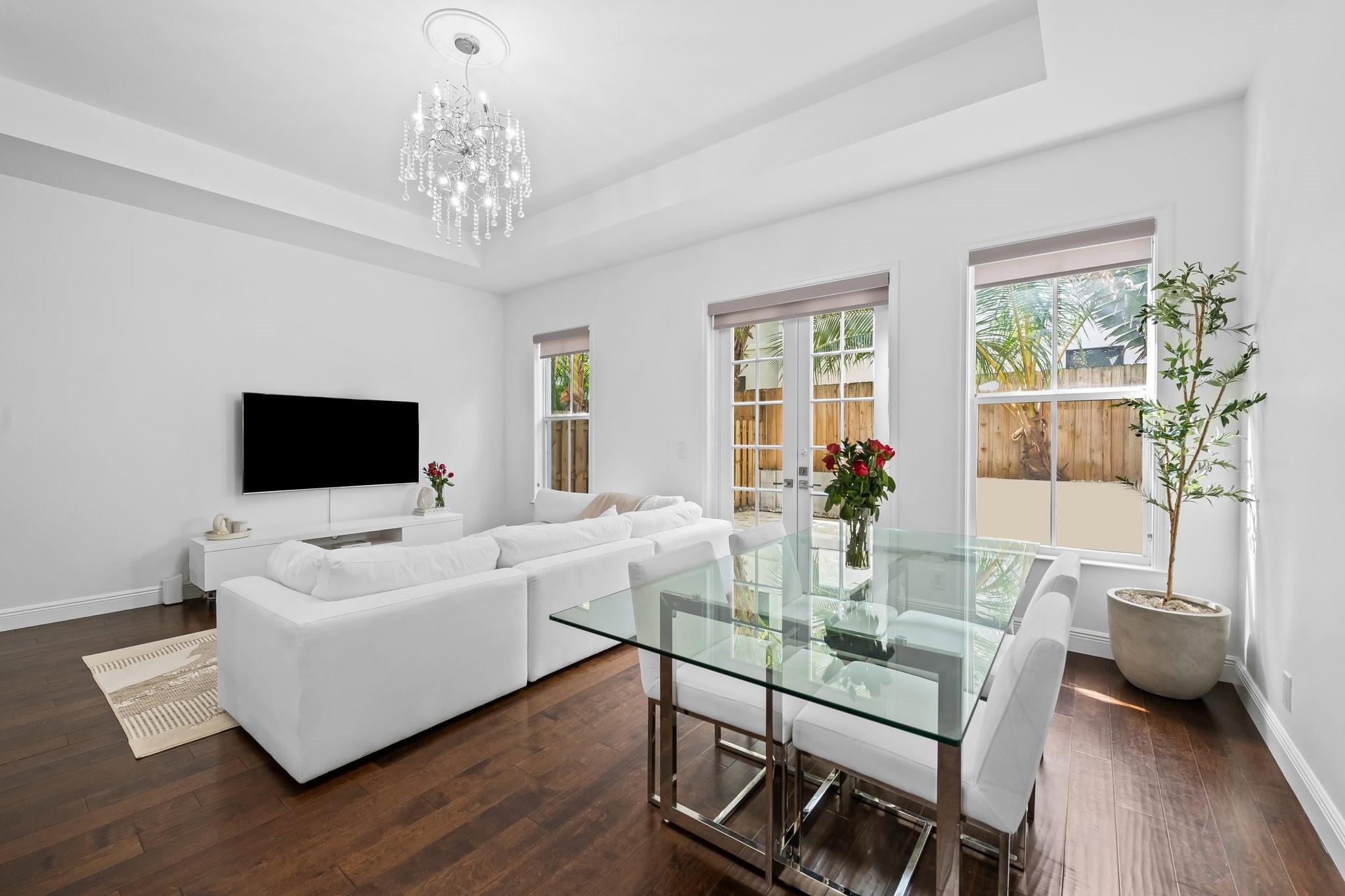 Welcome to this beautifully renovated, modern townhouse in the heart of Downtown Fort Lauderdale. This stunning property features sleek, contemporary finishes throughout, freshly painted interiors, a 1 car garage and a private paved patio – perfect for outdoor entertaining or relaxing in style. The spacious open-concept design offers seamless flow between the living, dining, and kitchen areas, creating a bright and airy living space. Enjoy the convenience of in-unit washer and dryer, along with ample storage, including walk-in closets. Community amenities include a sparkling pool and secure gated entry for added peace of mind. This home is minutes from downtown's best dining, shopping, and entertainment. Pets are allowed. One Month + Security Deposit only to move in.