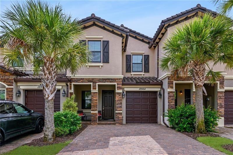 Waterfront townhome , Lennar community,Good Schools , LIVE THE LIFE 3/3 1879 sq feet , one car garage, with 2 parking spots out front. Clubhouse/pool. All bedrooms upstairs. unit is unfurnished, Stainless steel appliances . Open Kitchen , wood cabinetry and Granite countertops . Impact Glass thru-out. all tile downstairs. w/d upstairs in the living space.
