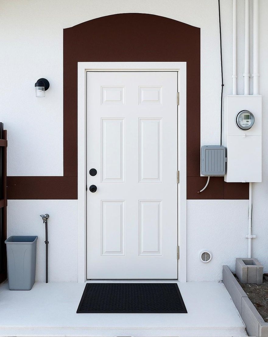 Welcome to this charming 1-bedroom, 1-bathroom unit offering comfort and convenience in a peaceful residential setting. The converted garage has been transformed into a cozy efficiency style space featuring a private entrance, full bathroom, and kitchen with dining area. The open layout is ideal for a single occupant or couple. The kitchen and dining area were thoughtfully designed for functionality and flow. This unit includes all utilities electric and water plus an in unit washer and dryer. Enjoy ample natural light throughout, tile flooring, and neutral finishes that complement any décor. Located in a quiet neighborhood with easy access to main roads and public transportation. Offered at $1,350/month, move-in ready and all-inclusive!