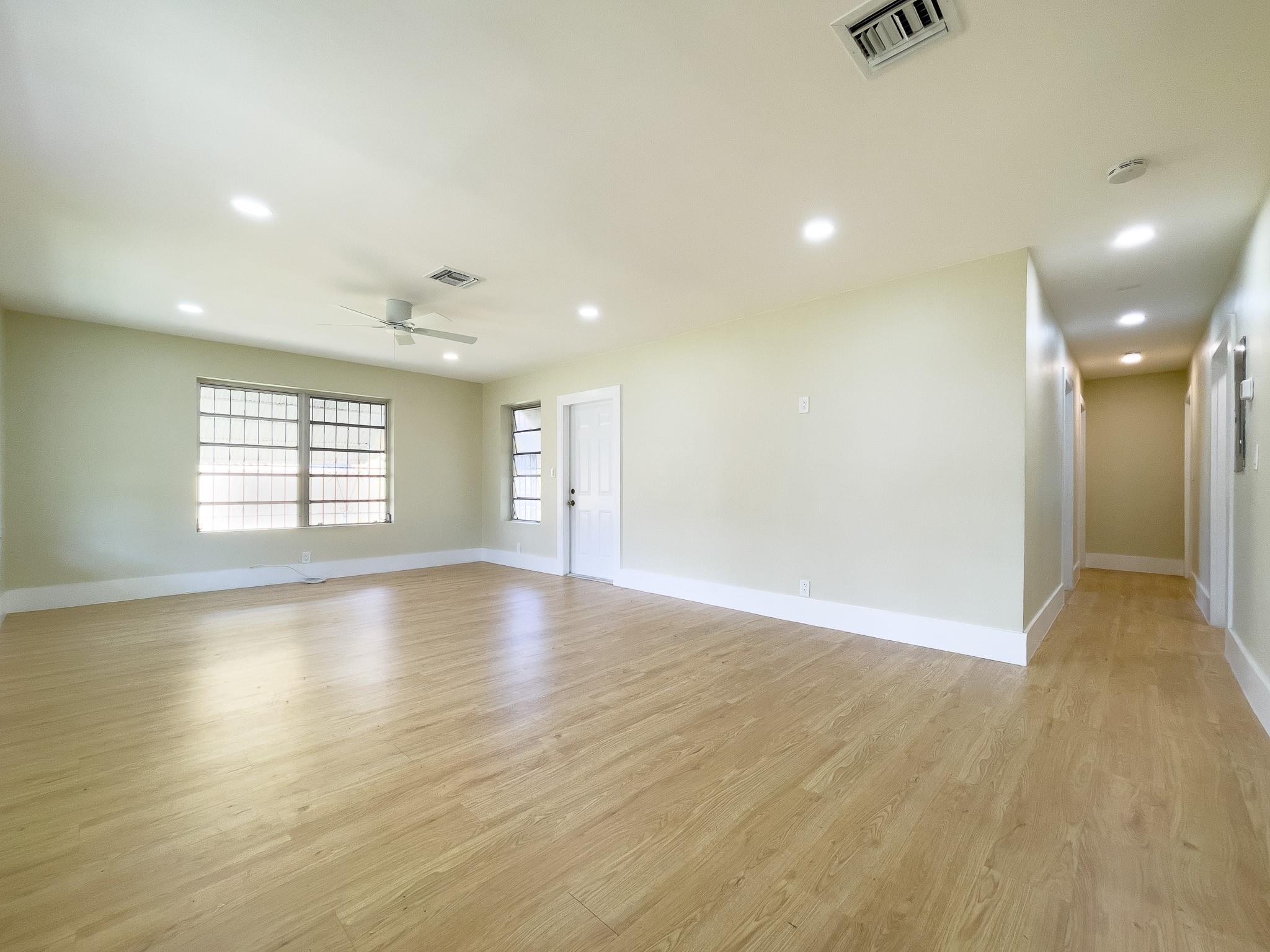 Welcome to Orange View Park! Completely remodeled 3bed, 2bath, single family home for rent. The home features laminate flooring, stainless steel kitchen appliances, and a washer & dryer. The property features a big, fenced-in yard for kids to play. Easy access to major highways.