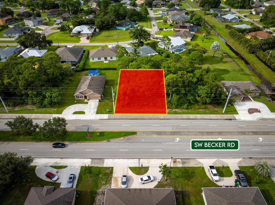 Opportunity Awaits! 10,000 sqft Prime vacant interior LOT zoned for single-family residential use. This oversized parcel offers endless possibilities to design and build your custom dream home with ample space for a pool, outdoor living, and future expansion. Ideally located with quick access to I-95 and the Florida Turnpike, the property provides both convenience and accessibility to shopping, dining, schools, and nearby entertainment. A rare opportunity to secure a spacious corner lot in a desirable, well-connected area. NO HOA Fee! Great opportunity for 1st time buyer and/or Investors!