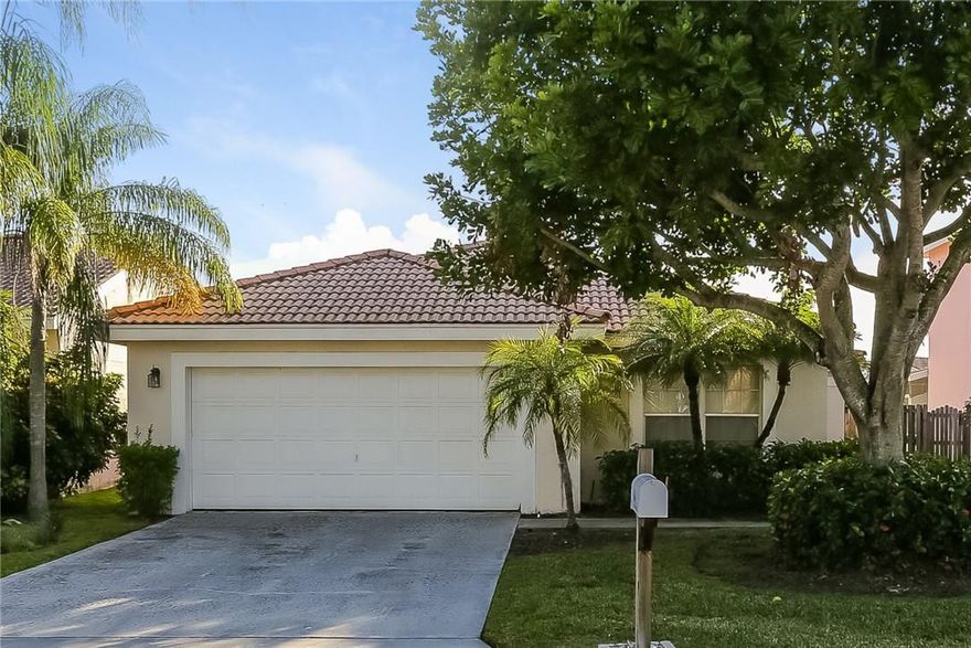 From the moment you enter this 3 bedroom, 2 bathroom home in Lake Worth, FL, you will know this is the home for you! This home includes white tiles and vaulted ceilings throughout and a chef’s kitchen with granite countertops. The master suite features a double sink vanity in the master bath. The backyard is complete with a screened patio!