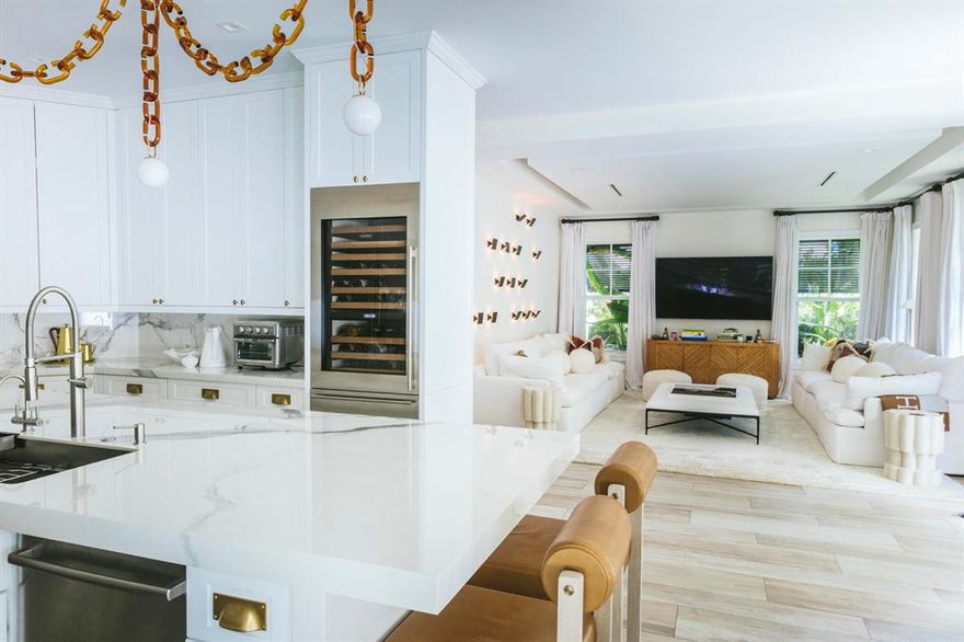 An exquisitely furnished  4900 square-foot home built and completely renovated in 2020 features classic finishing's with a contemporary twist . Ideally located on Edmor Road in SoSo and steps away from South Flagler Drive and the intracoastal, you will enjoy the best of what West Palm Beach has to offer.
 
This exceptional 5 bedroom, 4 bathroom house features custom light fixtures throughout, gourmet kitchen complete with subzero and wolf appliances and handmade brass hardware. Oversized island with porcelain countertops and custom marble kitchen table. Natural light flows throughout the home offering views of the well-manicured front and backyard back yard with pool. 
 
Enjoy a walk on along the intracoastal, or head downtown for some world-class shopping & dining.