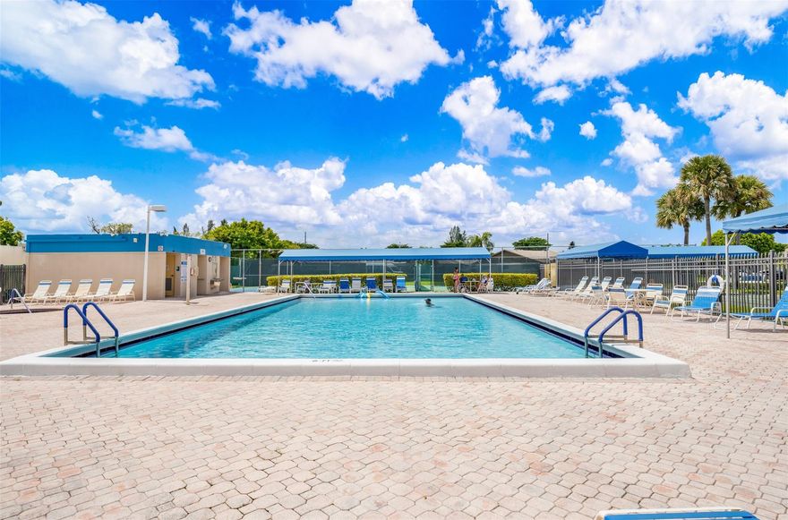 Live the good life in this turn-key 2BR/2BA condo in vibrant 55+ Las Verdes! Enjoy over 930 sq ft, updated baths, new A/C, in-unit laundry, and a spacious terrace with peaceful garden views. Active lifestyle awaits with 3 pools, clubhouse, tennis, gym, and scenic lake trails—all with low HOA fees. Just minutes to Delray Beach shopping, dining, and I-95. Clean, bright, and move-in ready! Occupied Dec 1–Mar 30, 2026, but showings are available now.