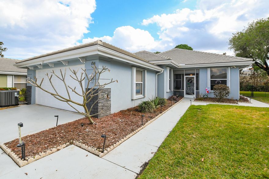 Welcome home to this beautiful 3 bedroom, 2 bath, 2 car garage pool home. This St. Lucie West residence is located in the highly desirable Lakes community that is tucked away on a peaceful mini cul de sac. The perfect blend of comfort and convenience with a welcoming community atmosphere.
Whether you're relaxing or entertaining, this is a great space with tons of options! The kitchen, dining and living area have a nice easy flow for every day use or entertaining. Ceramic tile and crown molding throughout. The large double sliders open to the sparkling pool oasis with a spacious porch area to enjoy the Florida weather! New roof installed 2021. Close to schools, shopping, I-95, golf, restaurants and the St. Lucie Mets!