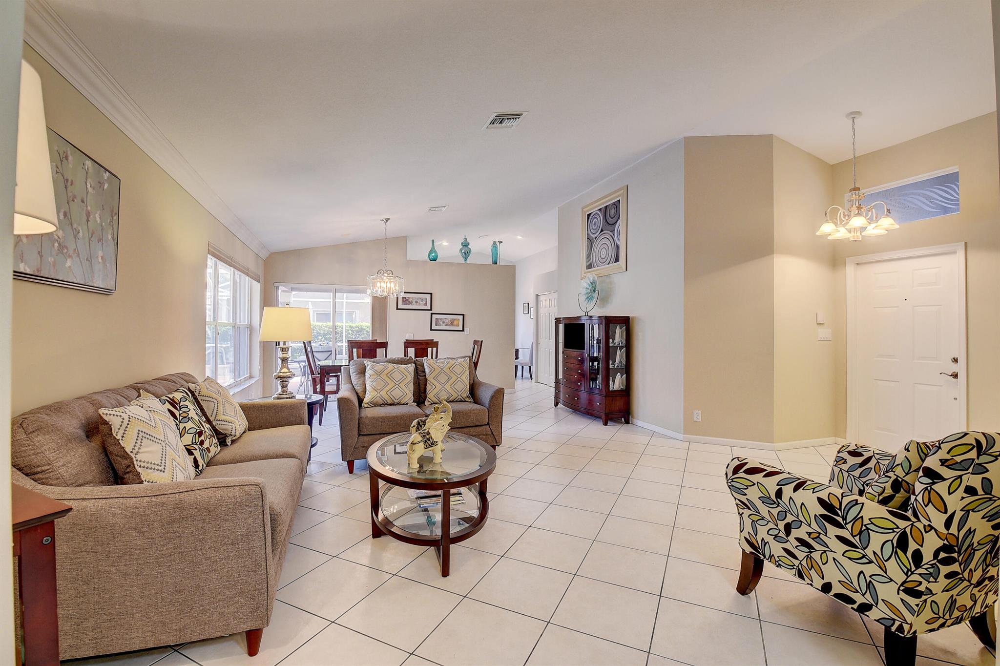 *This is a FURNISHED rental**ONLY AVAILABLE May 2025 - November 2025* *LOCATED in a gated 55 and older community*--Welcome to The Cascade, an Active Adult Five-Star resort-style community with over 900 homes, two pools, pickleball, tennis, bocce ball, live shows, club activities, an onsite restaurant, and much more!--This home offers 3 bedrooms, 2 bathrooms, and a 2 car garage. Some additional features include:-42'' White Kitchen Cabinets-Granite Countertops-Plantation Shutters-Tile Flooring Throughout-Extended Screened Lanai-Accordion Shutters-And Much More!--Third bedroom is set up as a den. Cable, internet, HBO, and lawn care are INCLUDED with rent. Tenant TO PAY electric, water, and any upgraded cable or internet. Pets on a case-by-case basis.---