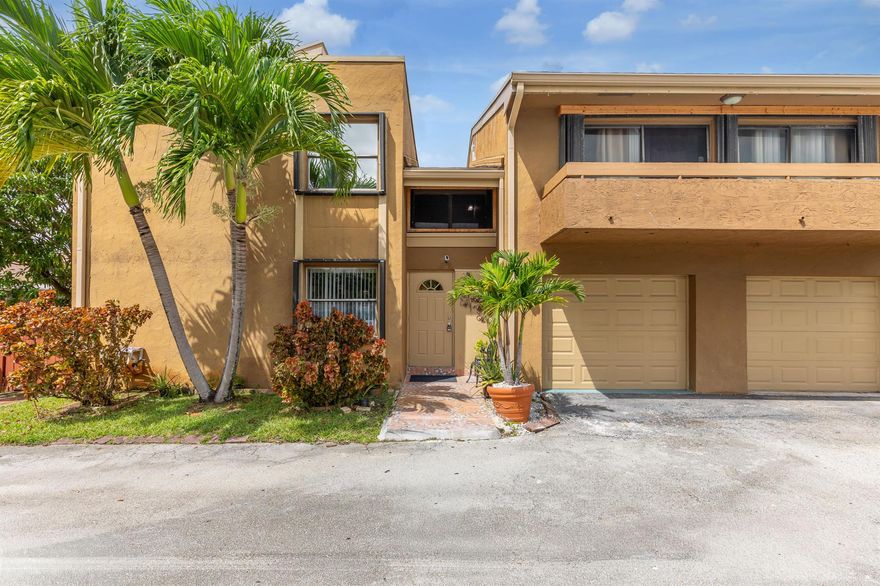 Welcome home to this charming 2-bedroom, 1.5-bath home featuring a spacious garage and an unbeatable location right in front of the sparkling community pool. Step inside and fall in love with the gorgeous floors that bring warmth and style to the space. The open layout is perfect for both relaxing and entertaining, with natural light filling every corner. Upstairs, you'll find two comfortable bedrooms and a well-appointed full bath, while the convenient half bath downstairs is ideal for guests. Not only does this home offer comfort and style, it's also conveniently located near major highways, shopping, dining, and popular attractions, making your daily commute and weekend fun effortless.Enjoy the best of low-maintenance living in a vibrant community, with the p