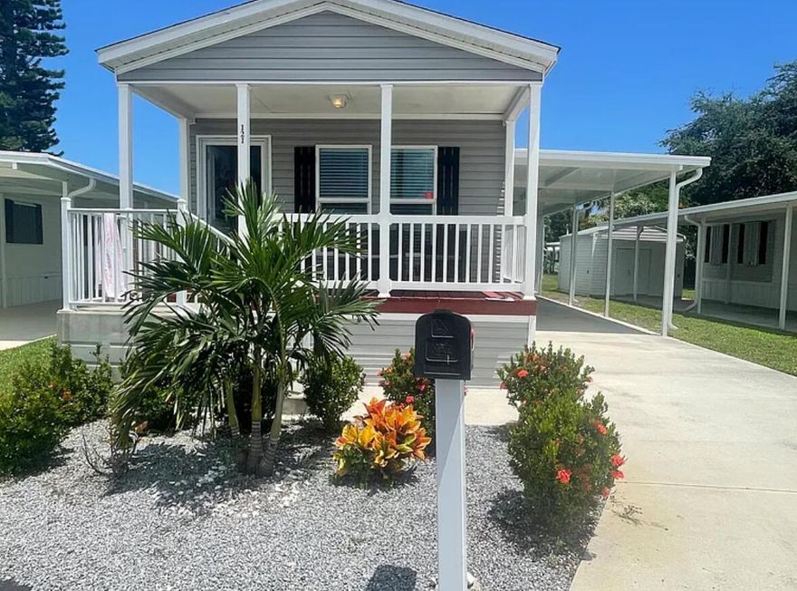 55 PLUS! ENJOY YOUR MORNING COFFEE ON THE FRONT COVERED PATIO WITH A DAILY BREEZE FROM THE INDIAN RIVER A MILE AWAY! THIS LITTLE COZY BEACH COTTAGE IS A 2/2 AND HAS TONS OF STORAGE IN 12X12X16 SHED AND CARPORT. NEWER APPLIANCES, WASHER DRYER AND VINYL FLOORS. ONLY 2 MILES TO THE BEACH, FUN, FOOD, BARS AND MUSIC IN DOWNTOWN FORT PIERCE. rent spree application $50 https://apply.link/JpTm5Rw


$1700 UNFURNISHED ANNUAL, 
$1800 FURNISHED ANNUAL OR 
$2K MONTH SEASONAL FURNISHED. 
WIFY INCLUDED IN ALL ABOVE.
Owner will consider selling $85K

600 CREDIT, NO FELONIES. $50 RENT SPREE LINK, $50 TO APPLY TO HOA