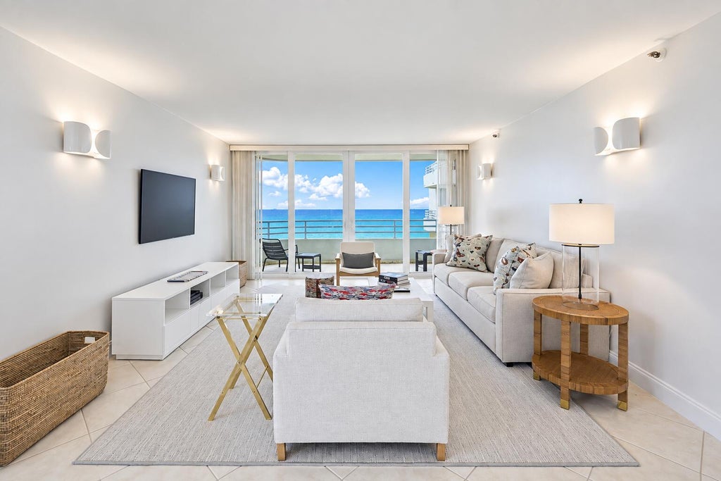 Photo of 3407 S OCEAN Boulevard #7D, Highland Beach, FL 33487 (MLS # B26085494)