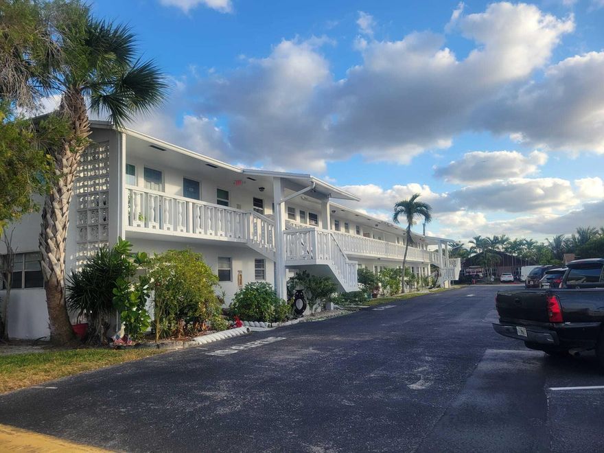 Great opportunity at a great price. Two bedroom, one bath apartment, unfurnished, or partial furnished, located in Margate. It is a safe, friendly and well maintained community, open to all ages. A new roof was installed. The community offers a pool and a very nice Clubhouse to enjoy. It is located just steps from a park, perfect for those who like outdoor activities. Ideal for first time buyers, people who start planning your Florida snowbird vacation. Rental restrictions are: 3 month minimum & 6 mth maximum leases. Low monthly maintenance fee includes building insurance, water, sewer and trash removal, community pool, spa and exterior maintenance. Large laundry facilities in each building with new washers and dryers. JUST DARE!!!, come and see, it's a great opportunity. Motivated Owner!