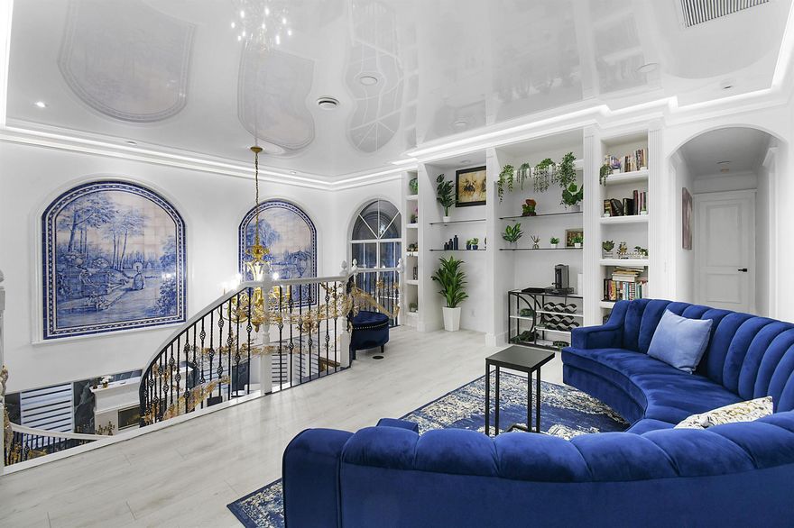 Luxury paradise residence located on the quiet area in Paddocks. House loaded with everything that you need in season to feel yourself at home. Outside resort style: 3 pools (adults, kids, dogs). Outside fireplace wall and pit, big kitchen, koi pond, sauna with Himalayan salt. Tennis court, dog park, children town, garden, outside movie theater. On a backyard golf court. Inside 6 luxury bedrooms, each one includes bathroom and closet. Two fireplaces in living areas, electric and Woodburn. Dining room for 12 people has beautiful bar area. 3 different coffee machines, 3 living room areas, everyone can find his nice place to relax. We can provide different type of beds for 11-14 guests.  3-minute drive to WEF. 1,5 acres of land.