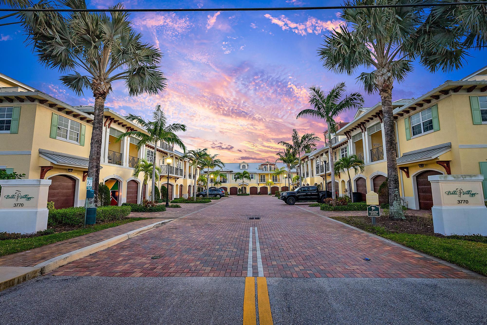 2017 built townhouse now available for rent in the heart of Tequesta! Bella Villaggio is a newer construction complex of 16 townhomes and this three story townhouse features 4 Bedrooms, 3 Full Bathrooms, and 2,200+ Living Sqft. This luxury townhouse includes an attached two car garage, complete hurricane impact windows/doors, natural gas, and a roof top deck with intracoastal views! This quaint community includes a private pool and is just minutes from all that Tequesta and Jupiter have to offer. Bella Villaggio is located just 1.5 miles north of the Jupiter Inlet and is just 2 short miles from the beach. Property is offered for annual OR short term rent and can also be offered furnished OR unfurnished. Call today for more details.