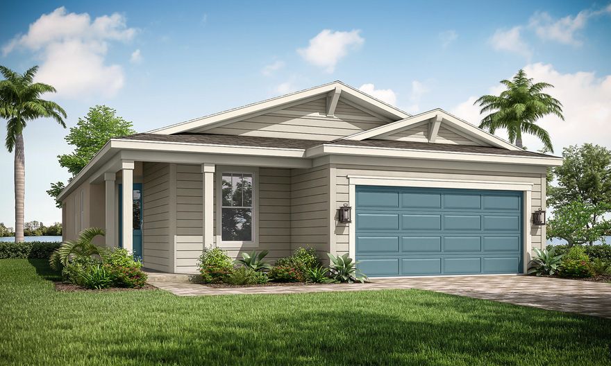 Welcome home to the Aspen floorplan in Kenley at Tradition, offering 3 bedrooms, 2 bathrooms and an open-concept layout designed for comfortable everyday living. Enjoy a spacious owner's suite, covered lanai, and modern finishes throughout in this beautifully designed home.