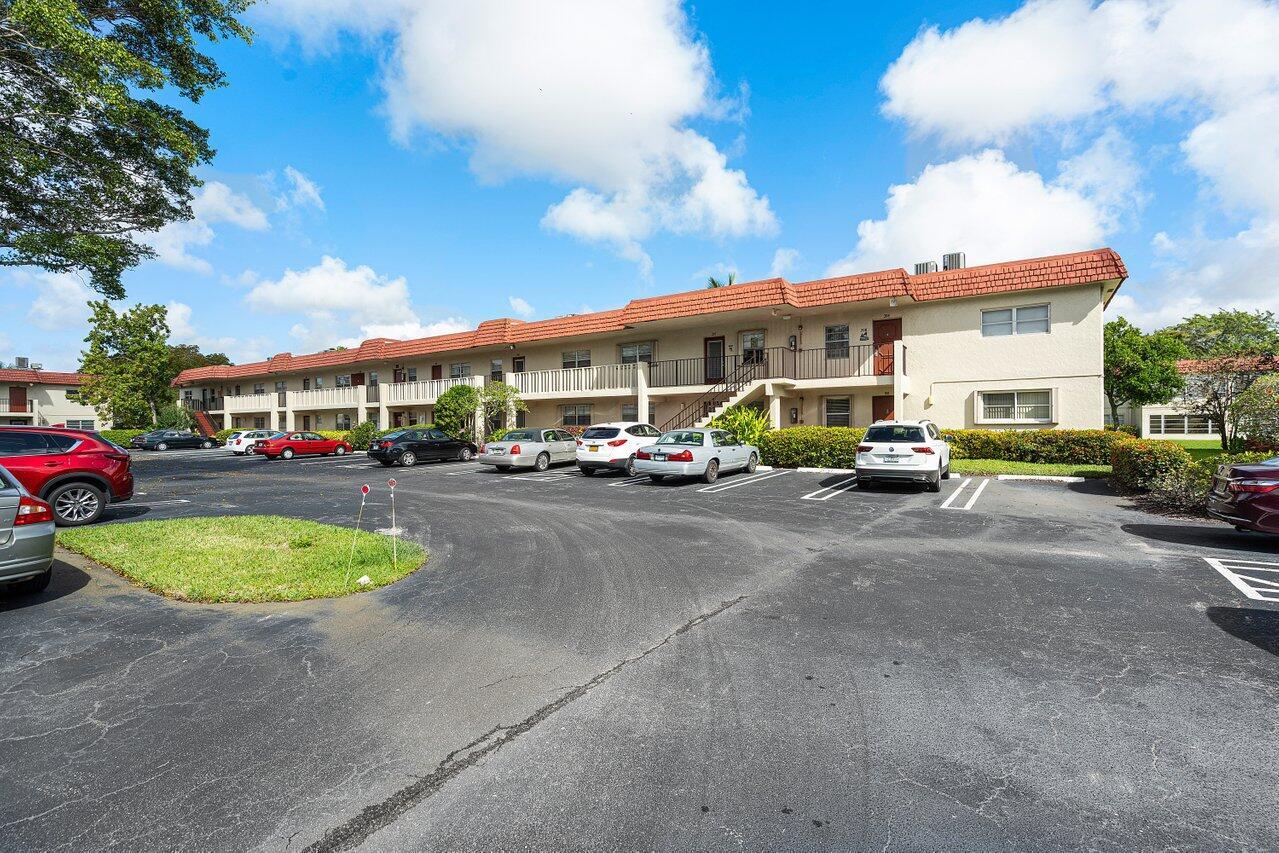 Spacious Second floor 2 bedroom, 2 bath condo with patio florida room. New paint. 55+ community AND ALLOWS 15+ to live full time. Laundry facilities in building. Assigned parking, pool, clubhouse, exercise room, sauna and more. Walk to shops, worship places, new community center and public golf course or hop the courtesy trolley. 8 miles to beach and trendy downtown Delray. Water, cable and internet included in rent.