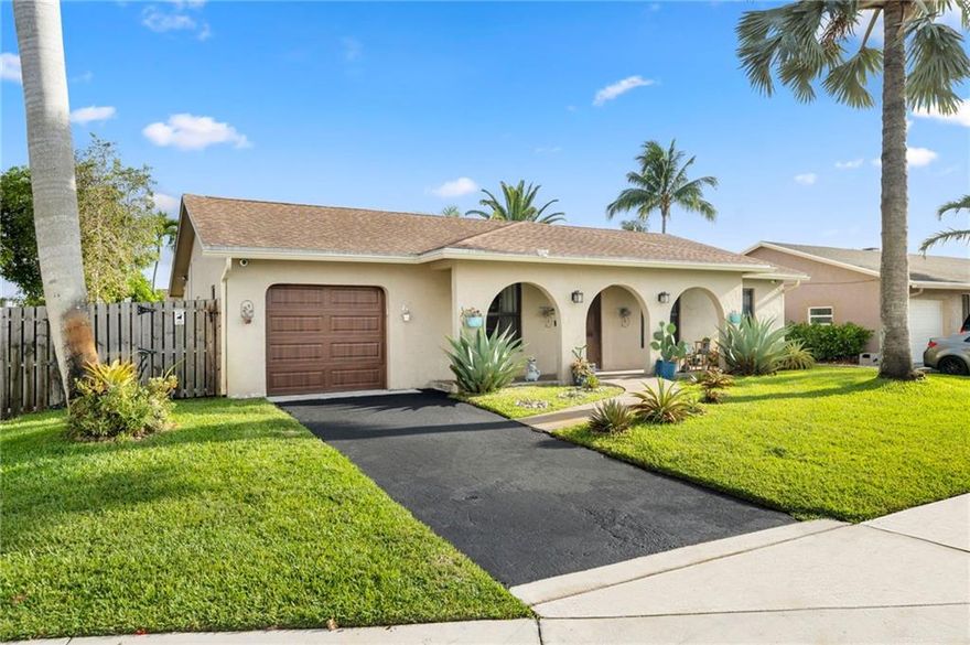 The owner has completely overhauled this amazing 3-bedroom, 2-bathroom, 1-car garage, pool home in Millers Sunrise Estates. This home has updated kitchen cabinets, granite countertops, stainless steel appl., renovated bathrooms, and tile floors throughout. It has a new roof, new impact windows & doors, and a new hurricane rated garage door. The pool has new diamond bright, new sun shelf and a new pool deck.This is a Smart home; features include: Outside lights along perimeter fence, Ring camera, AC thermostat, Smoke detectors & Smart washing machine. Fully fenced in yard, Toad barrier fence & Generator plug outside. This community has No HOA!