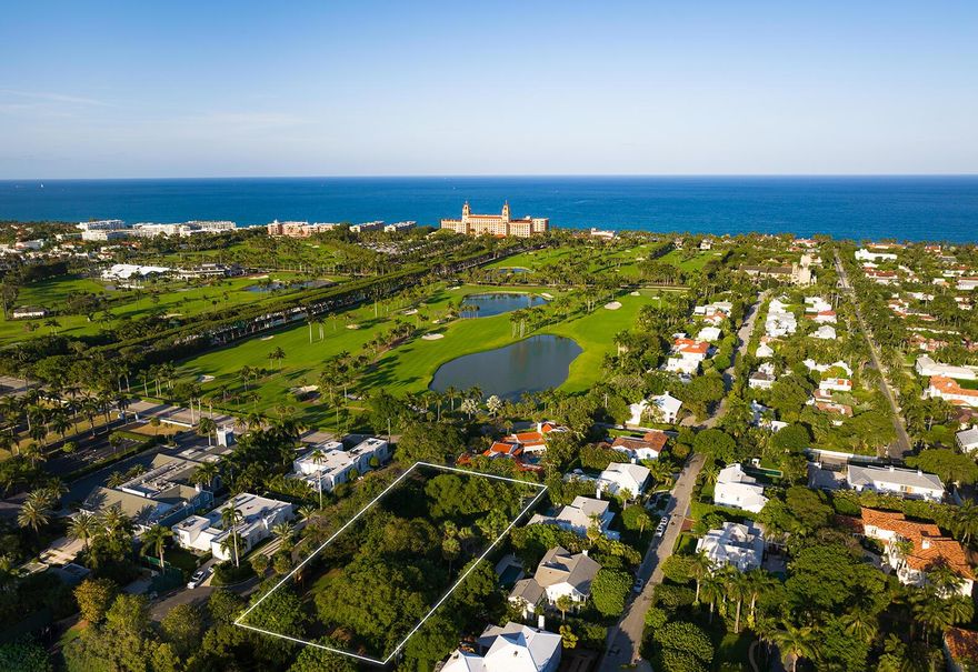 A once-in-a-lifetime opportunity to own one of Palm Beach's most storied parcels, originally acquired from Henry Flagler interests, nearly a century ago.  This 30,324 SF property (~201 frontage x ~151' deep) crowns Chapel Hill, one of the island's highest points (Elevation: 16.6'), capturing ocean breezes and potential vistas of The Breakers and its renowned golf course. Enveloped by mature trees on a picturesque cul-de-sac of only five homes, it offers exceptional privacy and tranquility in the very heart of Palm Beach.  Perfectly situated among the Flagler Museum, The Royal and Glazer Hall, The Breakers, and The Society of the Four Arts, the address balances exclusivity with effortless access to Palm Beach's finest cultural, dining, and shopping destinations.  Whether you envision