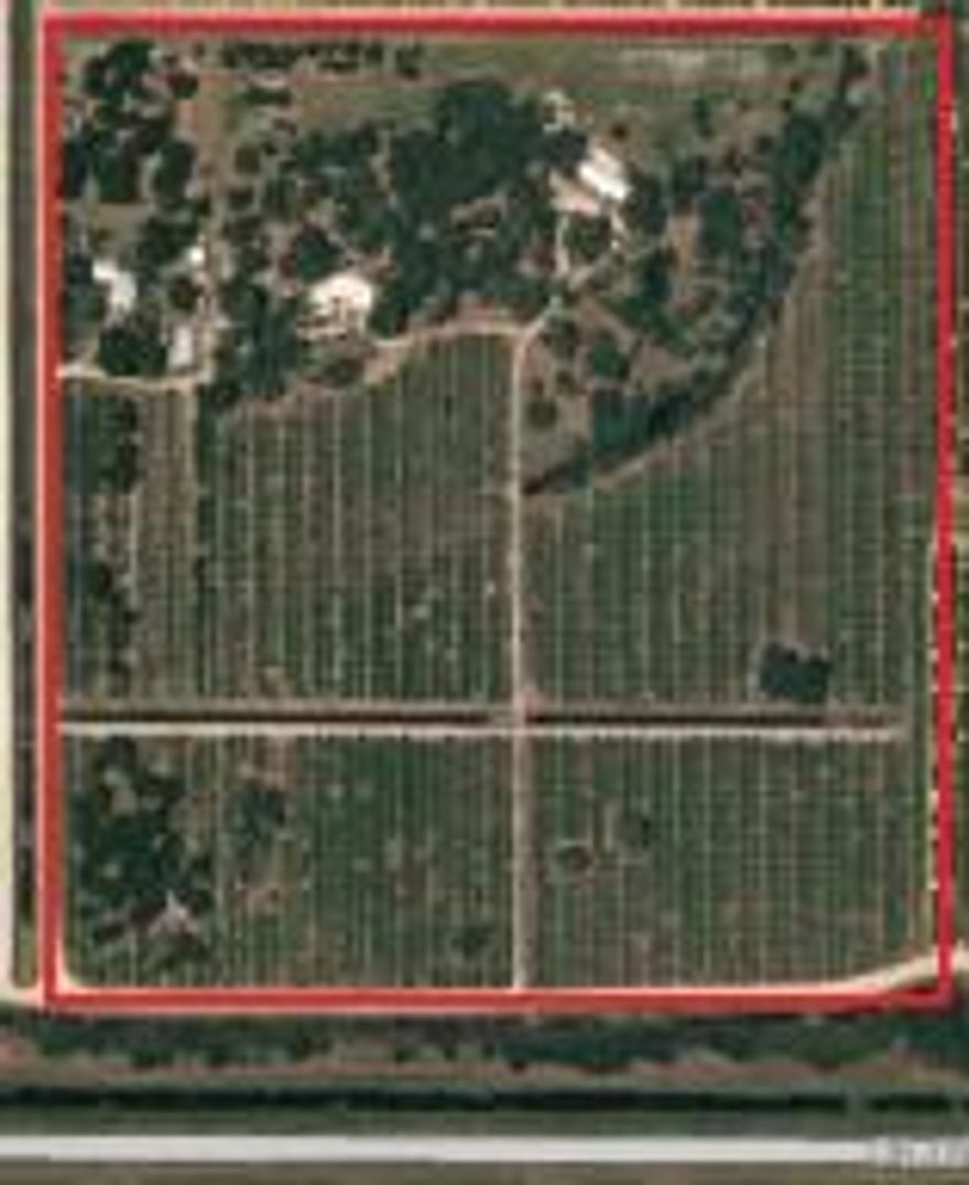 PRICED UNDER RECENT APPRAISAL FOR PARCEL AT 26820 ORANGE (RX-10198602) 2 Parcels for the price of 1, total 44.1 Acres zoned AG-5 with 3 Houses, 2 Barns and some sheds. Main house is a 4/3 split plan & has been renovated. Tile throughout, granite counters, updated baths, fireplace, Reverse Osmosis System, metal roof, a Separate workshop building with 1 car garage. Middle home is a 3/2 with an additional
4 smaller bedrooms, fireplace, but needs work as roof needs to be replaced. First home is a 3/3 with metal Roof Hardwood and tile floors,
fireplace and needs some TLC as well. Property also has 2 Barns, a number of sheds and can be set up to grow Citrus or other crops to earn
some additional income. This is a great place for a large or Extended Family who want to live the country life