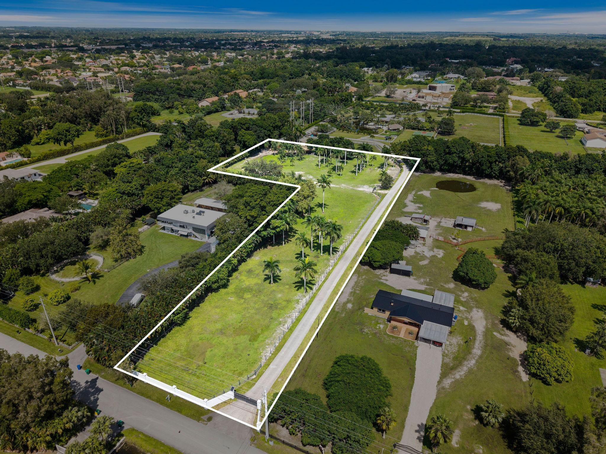 Ready-to-build 2.8-acre lot in the prestigious Sunshine Ranches of Southwest Ranches! Fully fenced with a long private driveway, this cleared and exclusive parcel offers the perfect setting to create your dream estate of 12,000+ sq ft with space for pool, stables, and more. Rarely available and offering unmatched privacy, this property is one of the last opportunities to build in Sunshine Ranches while still enjoying easy access to major highways, shopping, and top-rated schools.