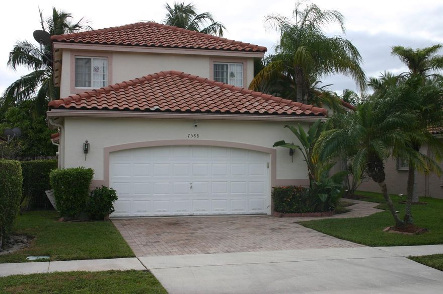 GORGEOUS 2 STOREY 4 BEDROOMS 3 BATHROOMS POOL HOUSE W/ LARGE 2 CAR GARAGE; FORMAL LIVING AND DINING ROOM; RECENTLY REMODEL BATHROOMS AND KITCHEN WITH GRANITE COUNTERTOP AND BACKSPLASH, STAINLESS STEEL APPLIANCES; HARDWOOD FLOORS IN BEDROOMS AND STAIRS AND TILES IN OTHER AREAS; DOUBLE SINKS IN MASTER BATHROOM; 1 BEDROOM AND BATHROOM DOWNSTAIRS; WASHER AND DRYER; PLENTY OF CLOSET SPACE FOR YOUR CONVENIENCE; CLOSE TO RESTAURANTS, SHOPPING MALL AND TOP RATED SCHOOLS; RAPID APPROVAL, NO HOA. REQUEST 675+ CREDIT SCORE, NO EVICTION, CREDIT AND BACKGROUND CHECK; POOL AND LAWN MAINTENANCE ARE INCLUDED IN RENT. ***** BRING ALL OFFERS *****