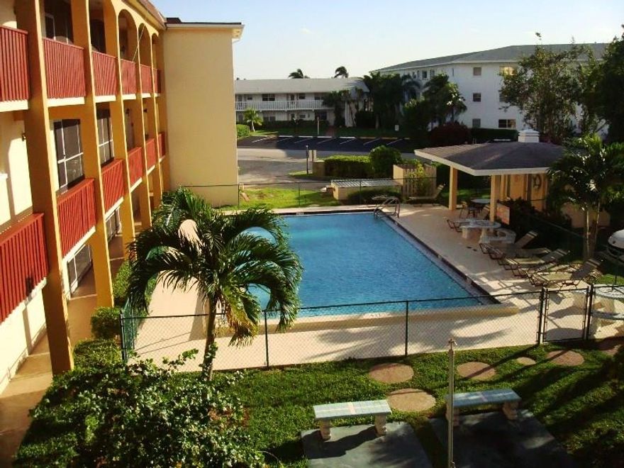 Fantastic and most affordable 2/2 unit east of dixie hwy with short drive to the beach. Nice spacious lay out with two full bathrooms and all hurricane windows.The owner have kept this unit sparkling clean and ready for you to move in. Very low monthly maintenance including heated pool. Must see to appreciate it. Furniture negotiable.