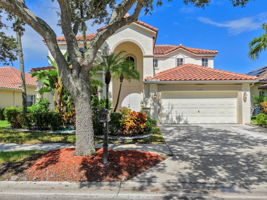 Price Reduced to sell. Lakefront Tropical Oasis with Pool. A True 5 Bedroom 4 Bath and jacuzzi. This family home takes pride of original ownership. You are sure to be impressed when you see the condition and care this lovely home has been given. Vaulted ceilings, formal dining room, family room adjacent to kitchen, all new appliances along with PAC AIR- VENT that flows outside, granite counter. New AC and brand new gutter. Strikingly Beautiful New Barrel tile roof with extra tiles. Enjoy Florida Living at its finest with a screened-in pool that lets you swim, relax and entertain in comfort year-round. Whether you’re savoring Nam Doc Mai or Glenn mangos, picking sweet starfruit from your own tree, or enjoying the shade of a Royal Palm, every moment here feels like a private resort escape.