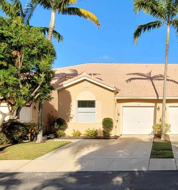 Beautifully FULLY Furnished /Turnkey, 2 Bdrm, 2 Bath VILLA located in a wonderful GATED community with minimum cable and internet included! Plenty of amenities such as a pool, spa, clubhouse, tennis courts, playground, billiard room, and library. Peaceful Lake views from the Living Room, the Primary bedroom and the screened in patio with connection and wall bracket available for a TV! SS appliances, granite counter tops with a breakfast bar. Ample parking with a 1 car garage and 2 driveway spots as well. Just a short drive to great dining and nightlife, STUNNING beaches and shopping. This will not last!!!