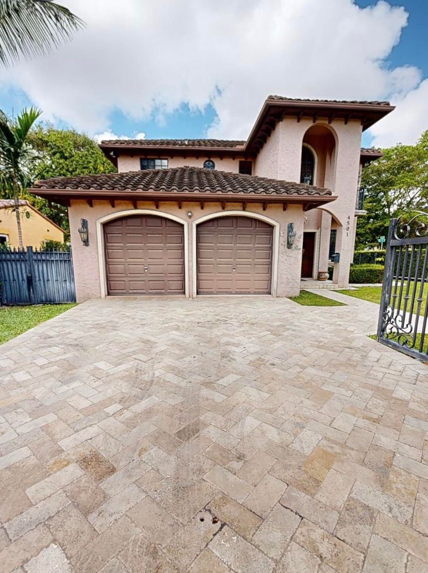 Discover the charm of this beautiful two story single family pool home, on a desirable corner lot in the sought after Little Gables area, offering a welcoming layout, featuring formal living and dining rooms, family room, and a bright foyer entry that sets the tone the moment you walk in. With 3 bedrooms and 3 bathrooms, the home also includes a versatile downstairs office that can easily serve as a guest bedroom, with a full bathroom on the main floor. The kitchen is designed for entertaining, offering ample space for gatherings. Elegant marble flooring enhances the home's timeless appeal. Additional highlights are nearby public transportation, the beaches, downtown Miami, and iconic destinations like Calle Ocho. This home blends comfort, character, and an unbeatable location.