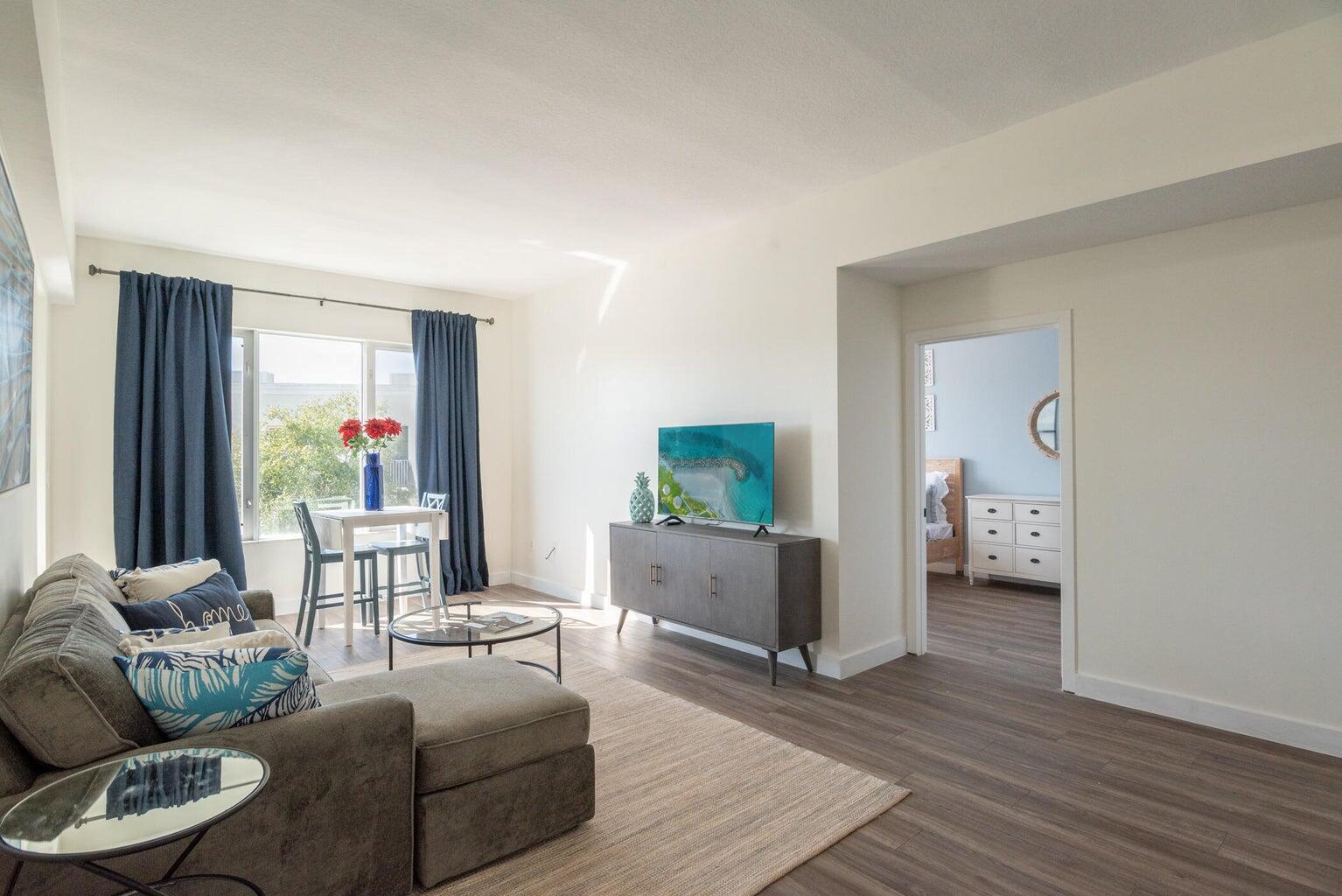 Turnkey living in the heart of downtown Abacoa. This fully furnished Two Bedroom Two Bathroom is fully equipped for this upcoming season as an investment to rent out or full-time residence. Just steps to Roger Dean and a handful of amazing restaurants. Located just off 95 on Donald Ross. Also with great schools, the beach and Abacoa Golf Course all within minutes this is the perfect getaway with little upkeep.