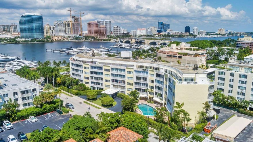 OUTSTANDING opportunity to live in one of the most sought-after locations in the heart of Palm Beach. This well-maintained and exceptionally managed building is just one block from Worth Avenue next to the Intracoastal Waterway, lake trail, the Australian Docks & Lake Drive Park. A full-service, pet-friendly building designed by the noted architect, Howard Chilton. During the past 6 years, this building has been fully renovated to Miami-Dade Hurricane Code standards. This spacious & gracious end-unit apartment offers a split floor plan with double master bedrooms. The large enclosed light & bright lanai & master bedroom overlook the pool, garden & Intracoastal Waterway. This apartment features new impact doors & windows throughout & new porcelain stone tile floors. This building features a full-time manager, a 24-hour doorperson & is located just minutes from luxury shopping, theatre, museums & the Palm Beach International Airport. Palm Beach is one of the most exclusive destinations in the world with sun-drenched sands, swaying palms & a glorious blue ocean. Worth Avenue was voted one of the top three "Most Iconic" streets in America. Reflecting the lifestyle of Palm Beach & stretching 4 blocks from Lake Worth to the Atlantic Ocean, Worth Avenue includes a myriad of upscale shops, boutiques, restaurants & art galleries. The Raymond F. Kravis Center for the Performing Arts is just minutes away. Do not miss the opportunity to be enchanted by Palm Beach's balmy weather & tropical environment while enjoying your beautiful apartment & gracious living.