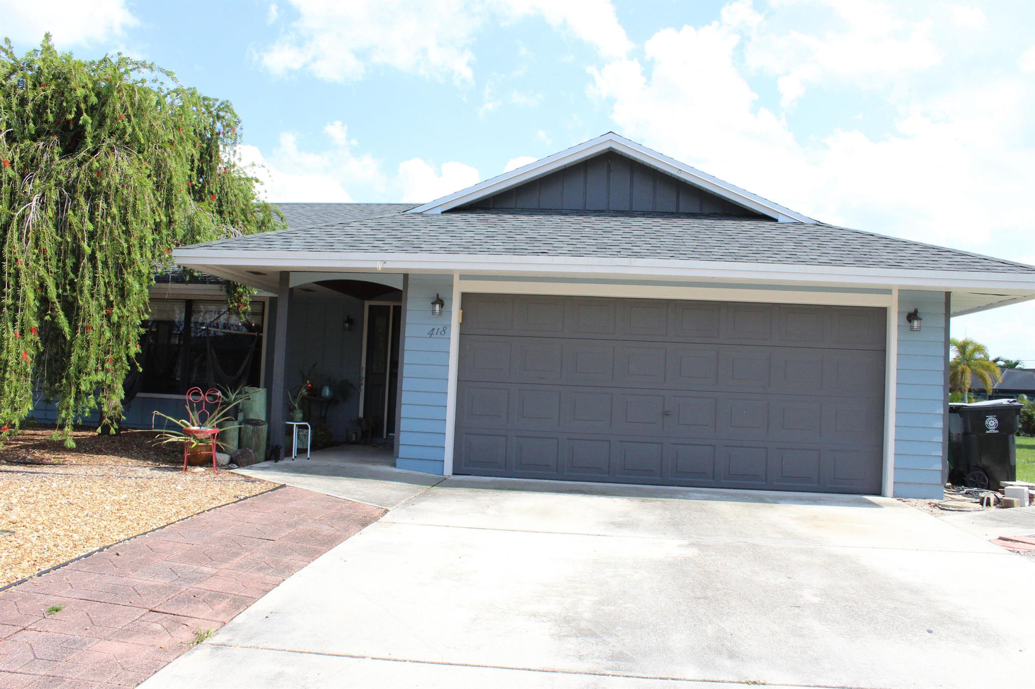 Discover this charming 3-bedroom, 2-bathroom home with a 2-car garage, featuring a welcoming family room and an expansive 19'x19' bonus room. Within the bonus room is 8'x8' area thoughtfully converted into a cozy office space. Step outside through the slider, currently accessible from the master bedroom, and enjoy the fresh air. Unwind in the master bath, complete with a whirlpool tub and shower. Both the master and second bedrooms offer convenient walk-in closets. Additional highlights include an inside laundry room, a split floor plan for added privacy, and ample space throughout the home. Situated conveniently close to the Turnpike and shopping amenities, this property also boasts proximity to docks and a marina, perfect for fishing enthusiasts. Don't miss out on this opportunity!
