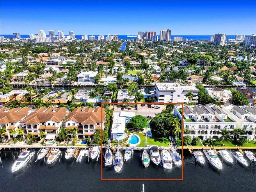 Extraordinary multifamily development opportunity in the heart of booming Fort Lauderdale, Florida. Rare opportunity to acquire large 120’ waterfront multifamily income producing property with 8-individual deep-water boat slips &/or land to develop a 8-10-unit luxury condominium with spectacular waterfront views and sunset vistas. This uniqulely available and extremely desirable property is located off magnificent Las Olas Boulevard and walking distance to downtown and the majestic Fort Lauderdale beaches. Amazing location for Investor or Developer. Located near the developing “Wall Street of the South” in renowned “Venice of America” and yachting capital of the world. Sorrento is the best of everything with deep-water Intracoastal and Ocean Access.