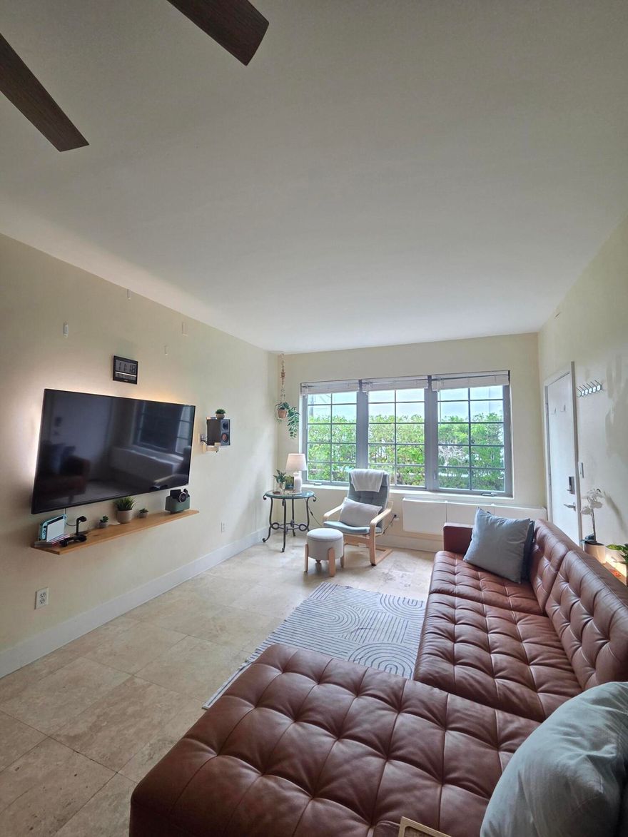 Welcome to 1045 Lenox Ave #6, a charming 2-bedroom, 2-bath residence located in the heart of Miami Beach. This bright and spacious home features an updated kitchen with ample cabinet and counter space, high ceilings, natural light throughout, and an in-unit washer and dryer for added convenience.  Enjoy the best of South Beach living just moments from Flamingo Park, Lincoln Road, Ocean Drive, world-famous beaches, dining, shopping, and nightlife. Nestled in a quieter residential setting while still close to everything Miami Beach has to offer, this home provides the perfect blend of comfort, character, and location.  Available for lease beginning August 1st.