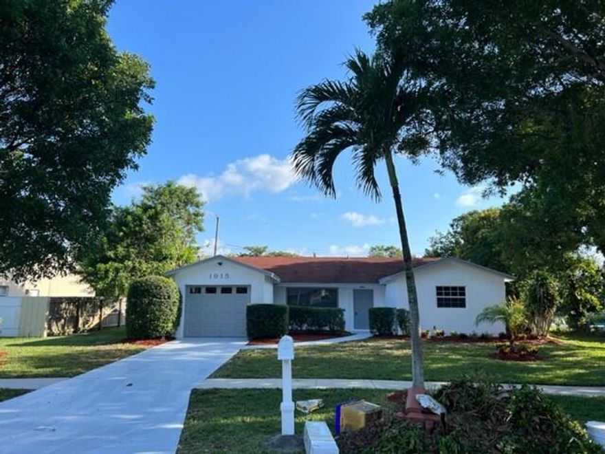 MULTIPLE OFFERS OVER ASKING! WOW! Beautiful upgraded 3 bedroom home in the heart of West Palm Beach! New flooring! New kitchen with shaker cabinets, quartz counters and stainless steel appliances! Designer inspired bathrooms! this will not last !