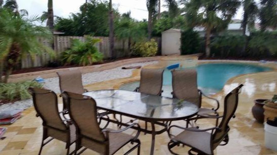 THIS HAS A NEW KITCHEN,WOOD BURNING OR GAS FIREPLACE,18" TILE IN LIVING AREA AND LAMINATED WOOD FLOORING IN BEDROOMS, EXTERIOR HAS A SALT WATER HEATED POOL & SPA WITH A TROPICAL LANDSCAPED BACK YARD, A CANOPY OVERLOOKING THE POOL. EXTERIOR AND INTERIOR FRESHLY PAINTED. ** THE MASTER BEDROOM IS LARGE ENOUGH FOR A KING BED 2 NIGHT STANDS AND A DRESSER                                               "I MEASURED IT MYSELF"I NEED TO MEET AGENTS SO PLEASE GIVE ME AS MUCH NOTICE AS POSSIBLE