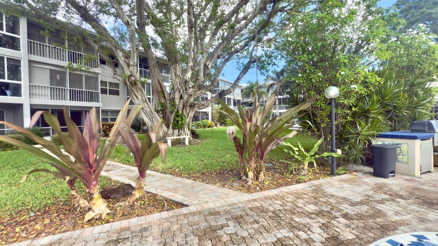 Rio Nuevo is a hidden gem surrounded by a beautiful marina and dock.  This unit is a 1/1.5  with a view of the river and the pool.  The patio is enclosed by impact windows. Laundry and mailboxes are on the first floor.  There is also extra storage. Great community and pet friendly.