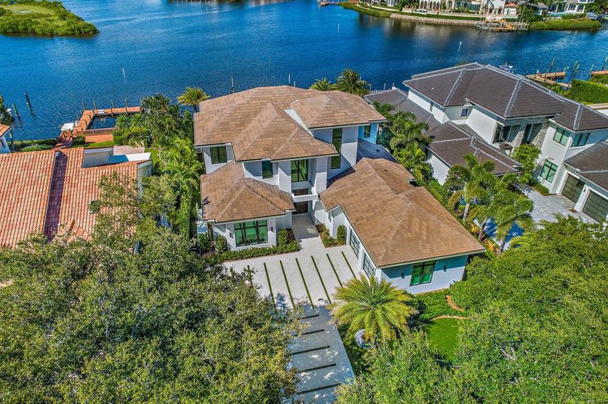 Custom Built Home on Wide Water with one of best views in Admirals Cove.