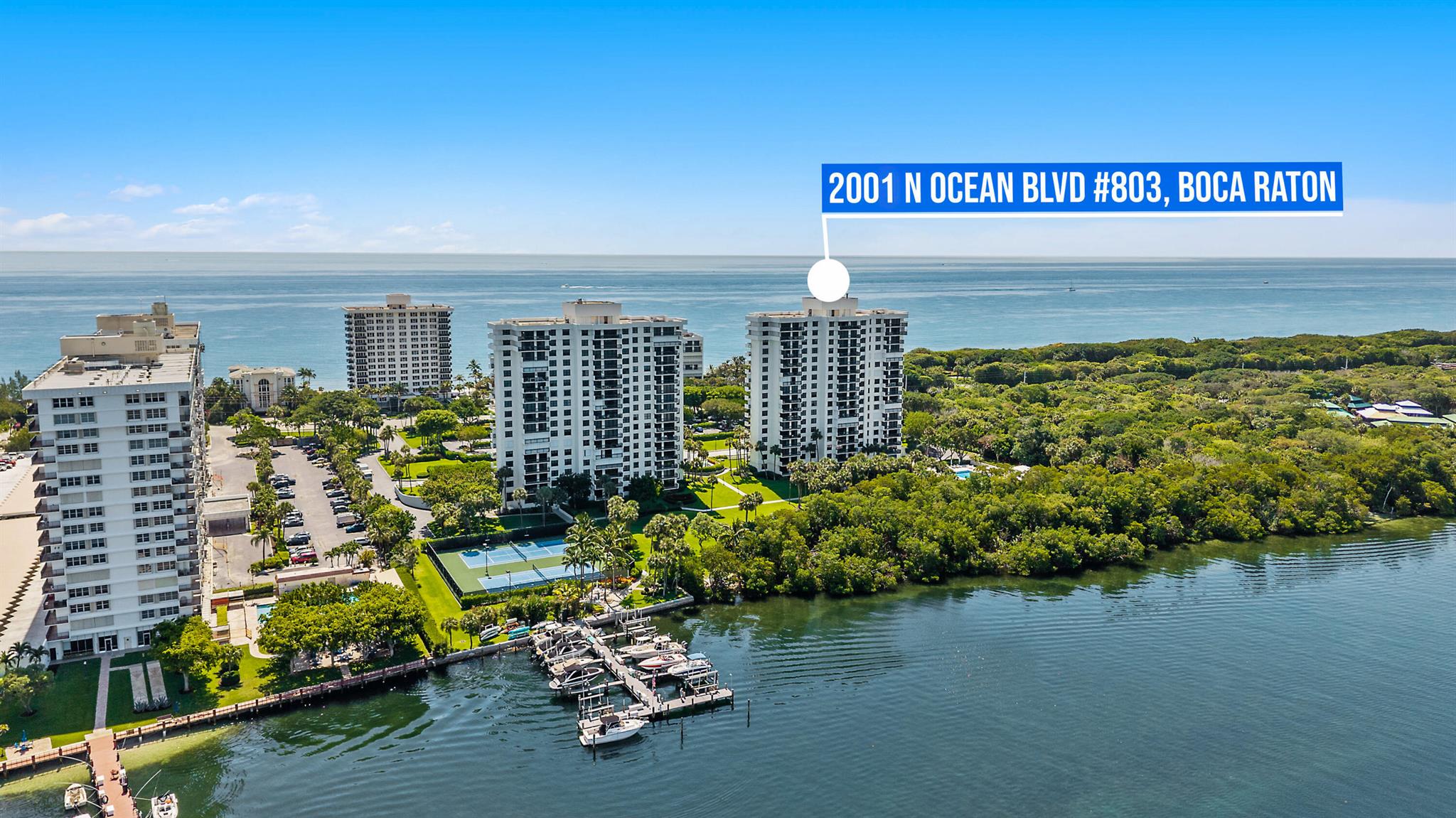 Sophisticated Designer Condo with Panoramic Views of the Intracoastal & Ocean at La FontanaStep into this one-of-a-kind, fully reimagined 2-bedroom, 2-bathroom residence on the 8th floor of La Fontana, where design, wellness, and function unite in harmony. Every inch of this home has been thoughtfully curated and reconstructed down to the studs with 80-90% green, EMF-conscious, and feng shui design principles.Inside, you'll find custom finishes of the highest caliber: from metallic Benjamin Moore hand-brushed paints to Parisian mirrors, mother-of-pearl inlays, crystal hardware, and ambient lighting throughout. The chef's kitchen features Miele appliances, solid wood cabinetry with seeded glass uppers, soft-close drawers with built-in organizers